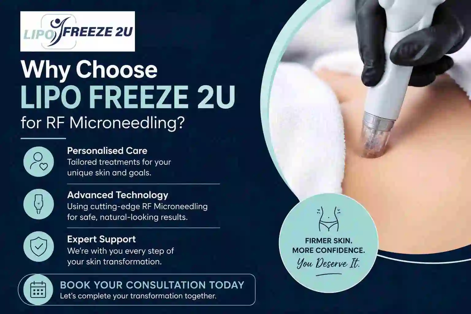 Why Choose LIPO FREEZE 2U for RF Microneedling Huntingdon?